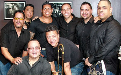 La Caribena at BB Kings backstage