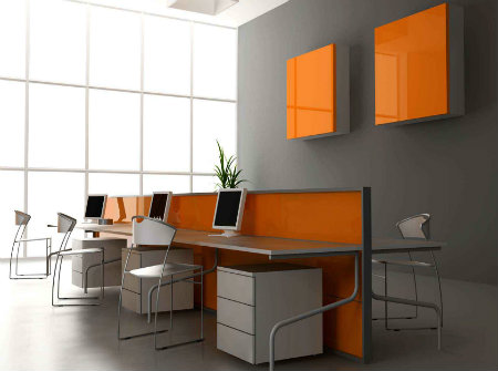 A modern office