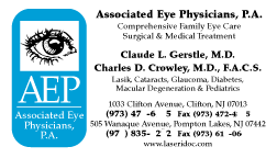 Associated Eye Professionals business card